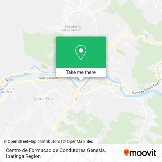 Centro de Formacao de Condutores Genesis map