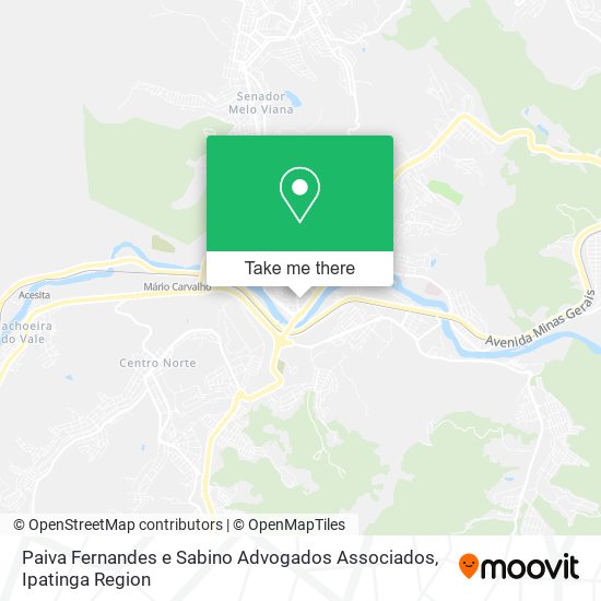 Paiva Fernandes e Sabino Advogados Associados map