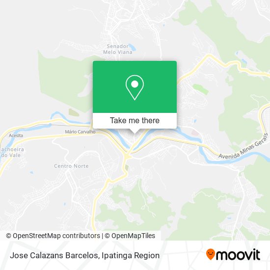 Jose Calazans Barcelos map