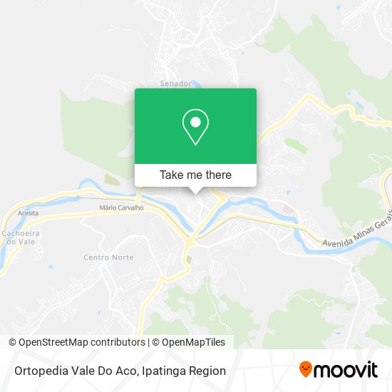 Ortopedia Vale Do Aco map