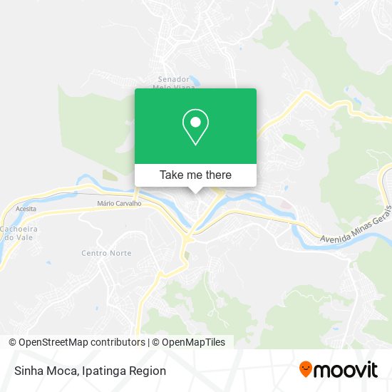 Mapa Sinha Moca