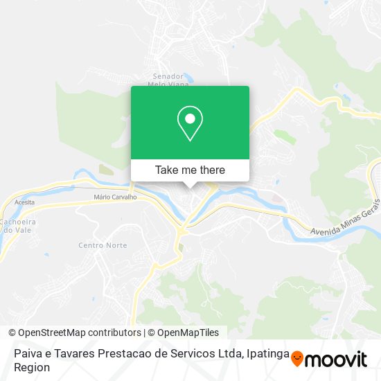 Mapa Paiva e Tavares Prestacao de Servicos Ltda