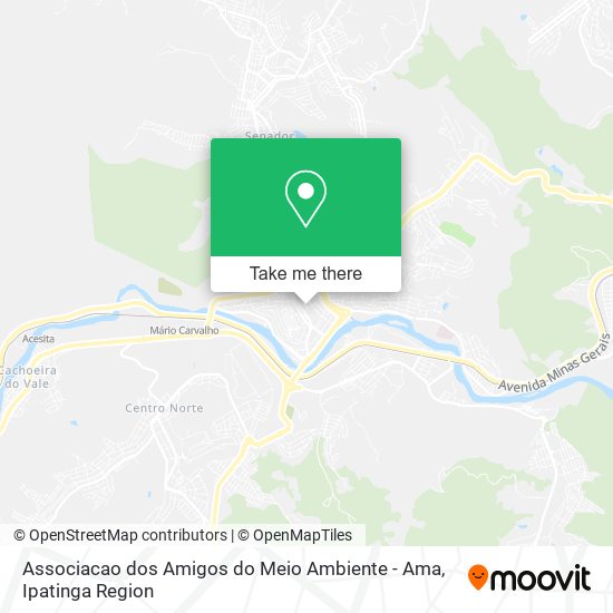 Mapa Associacao dos Amigos do Meio Ambiente - Ama