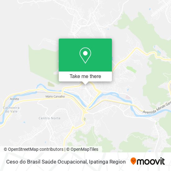 Ceso do Brasil Saúde Ocupacional map