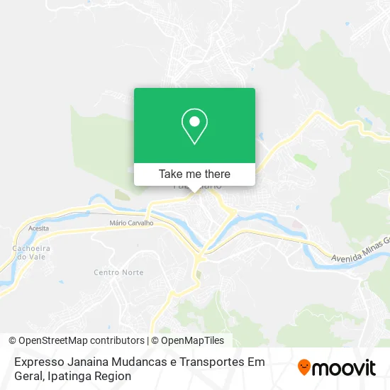 Expresso Janaina Mudancas e Transportes Em Geral map