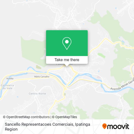 Sancello Representacoes Comerciais map