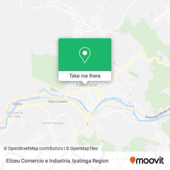 Elizeu Comercio e Industria map