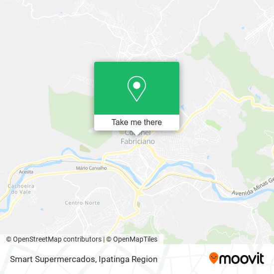 Smart Supermercados map