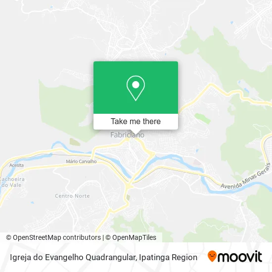 Igreja do Evangelho Quadrangular map