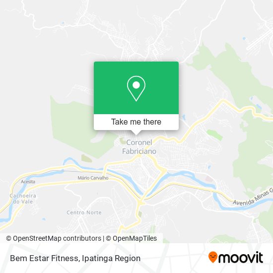 Bem Estar Fitness map