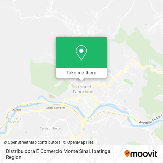 Distribuidora E Comercio Monte Sinai map