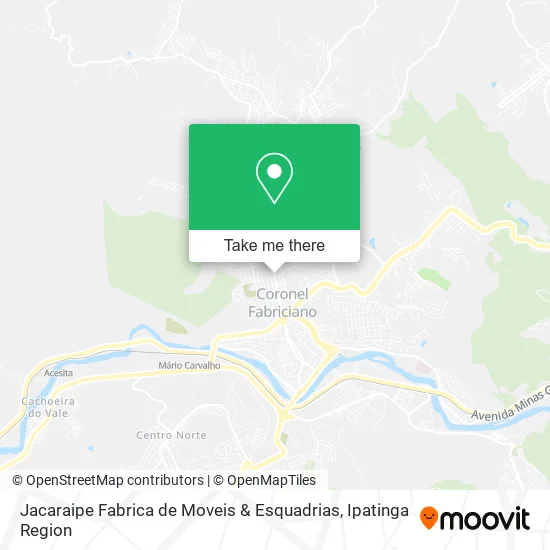 Jacaraipe Fabrica de Moveis & Esquadrias map