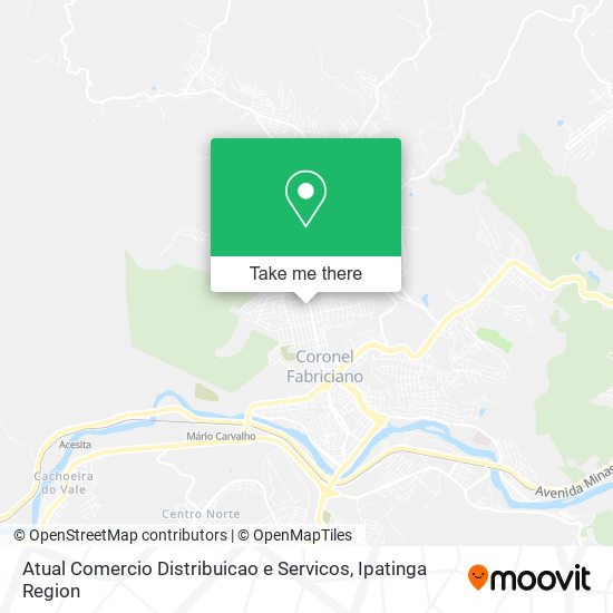 Atual Comercio Distribuicao e Servicos map