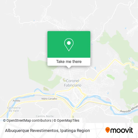 Albuquerque Revestimentos map