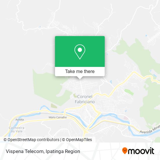 Mapa Vispena Telecom