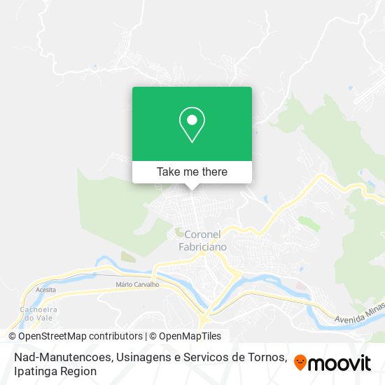 Mapa Nad-Manutencoes, Usinagens e Servicos de Tornos