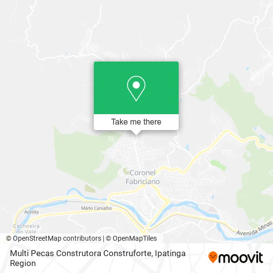 Multi Pecas Construtora Construforte map