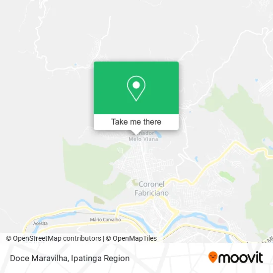 Doce Maravilha map