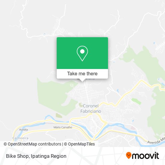 Bike Shop map