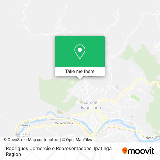 Rodrigues Comercio e Representacoes map