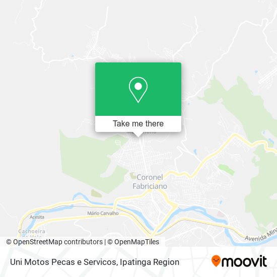 Uni Motos Pecas e Servicos map