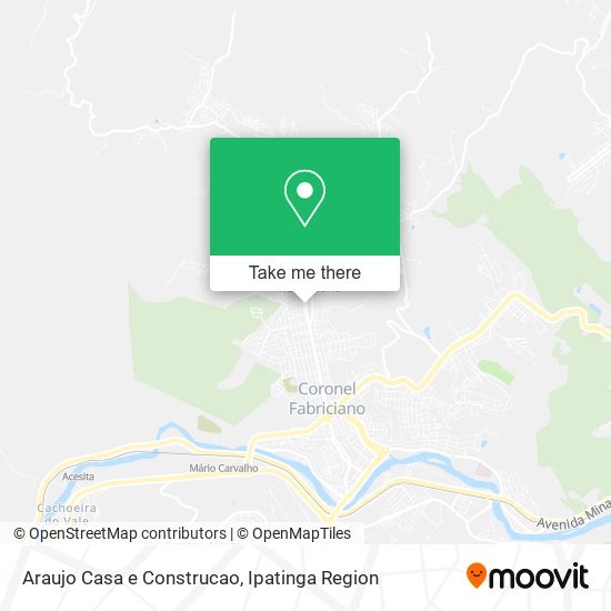 Araujo Casa e Construcao map