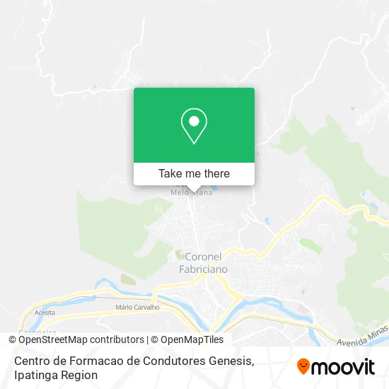 Centro de Formacao de Condutores Genesis map