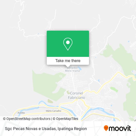 Sgc Pecas Novas e Usadas map