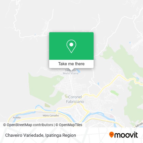 Chaveiro Variedade map