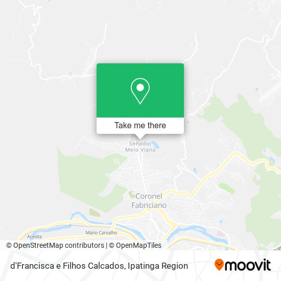 d'Francisca e Filhos Calcados map