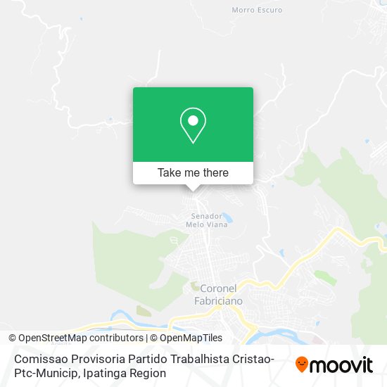 Mapa Comissao Provisoria Partido Trabalhista Cristao-Ptc-Municip