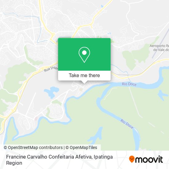 Francine Carvalho Confeitaria Afetiva map