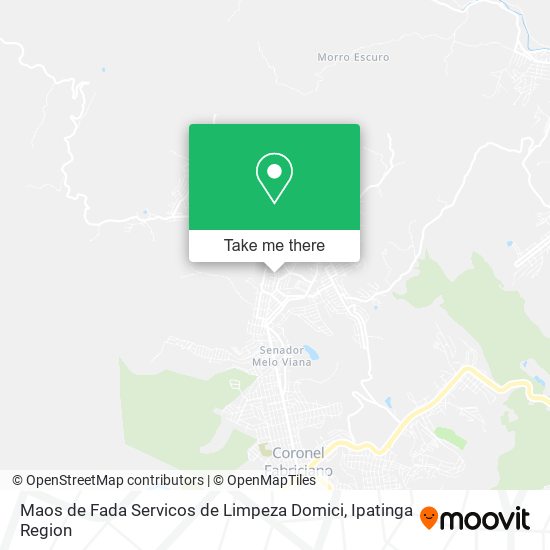 Mapa Maos de Fada Servicos de Limpeza Domici