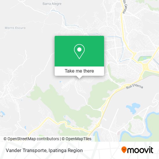 Vander Transporte map