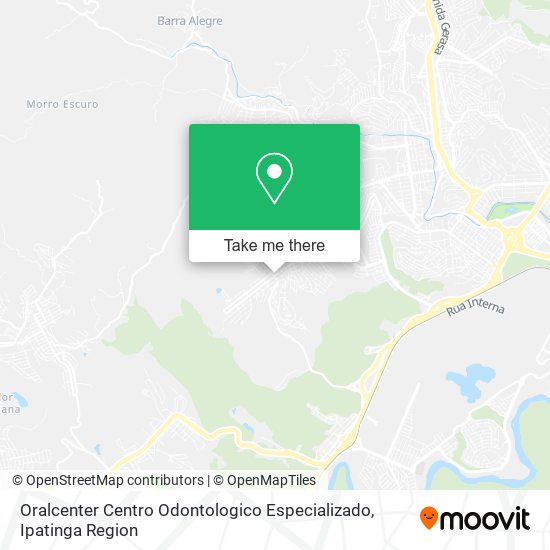 Mapa Oralcenter Centro Odontologico Especializado