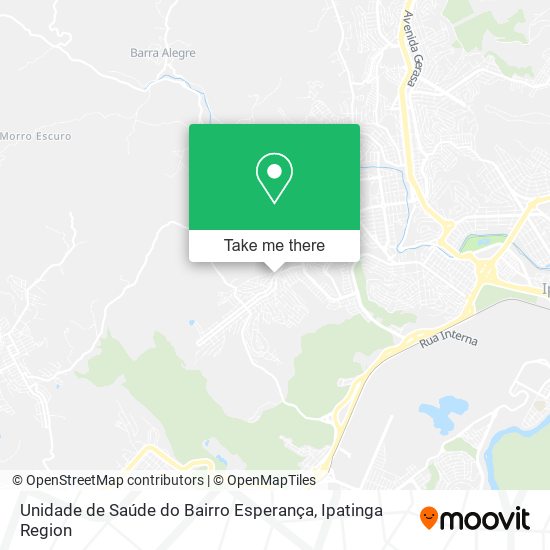 Unidade de Saúde do Bairro Esperança map