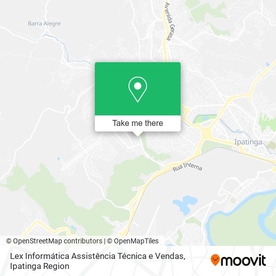 Mapa Lex Informática Assistência Técnica e Vendas