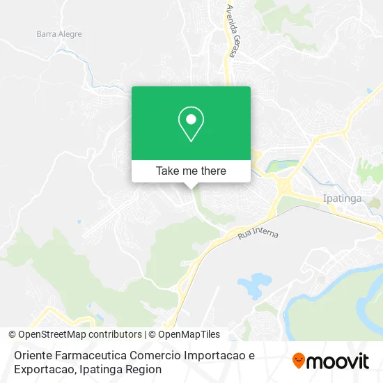 Oriente Farmaceutica Comercio Importacao e Exportacao map