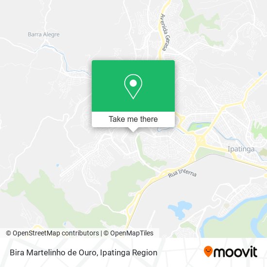 Mapa Bira Martelinho de Ouro