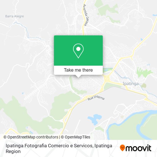 Ipatinga Fotografia Comercio e Servicos map