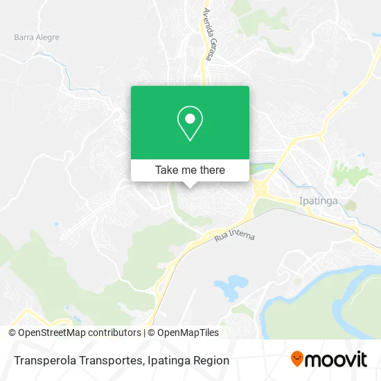 Transperola Transportes map