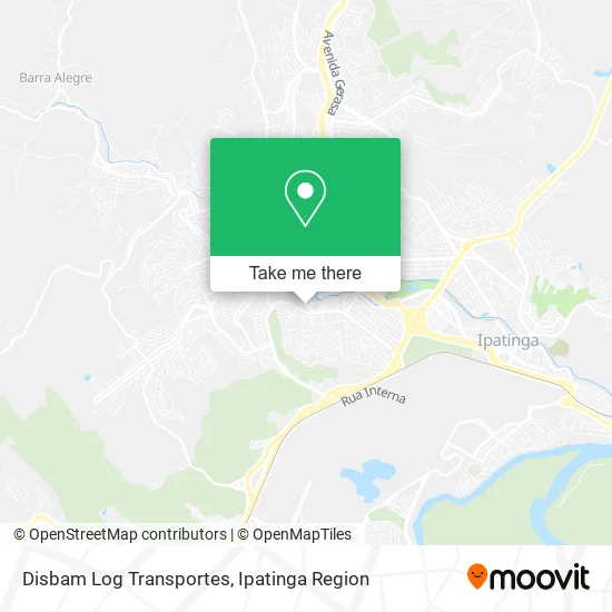 Disbam Log Transportes map