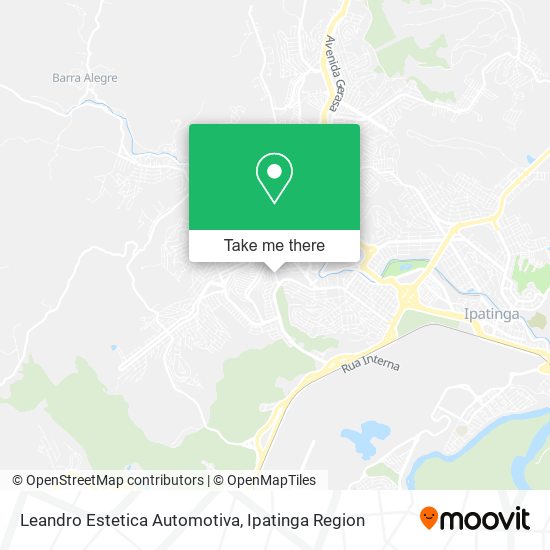 Leandro Estetica Automotiva map