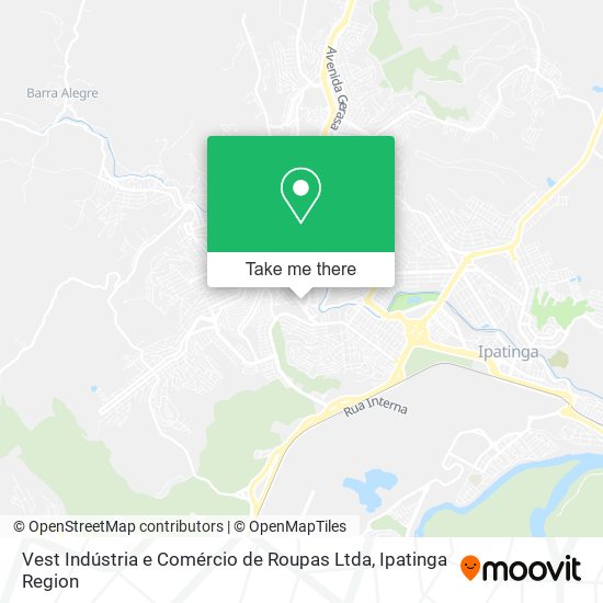Vest Indústria e Comércio de Roupas Ltda map