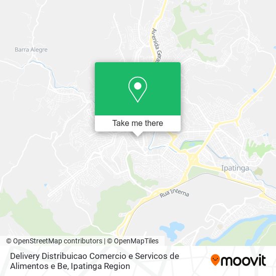 Delivery Distribuicao Comercio e Servicos de Alimentos e Be map