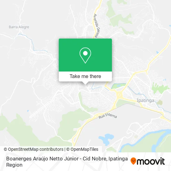 Boanerges Araújo Netto Júnior - Cid Nobre map