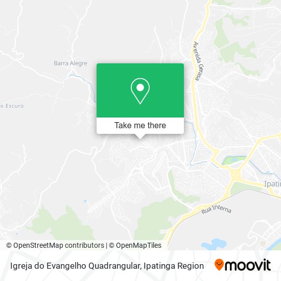 Igreja do Evangelho Quadrangular map