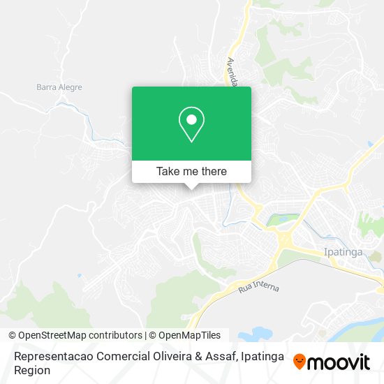 Mapa Representacao Comercial Oliveira & Assaf