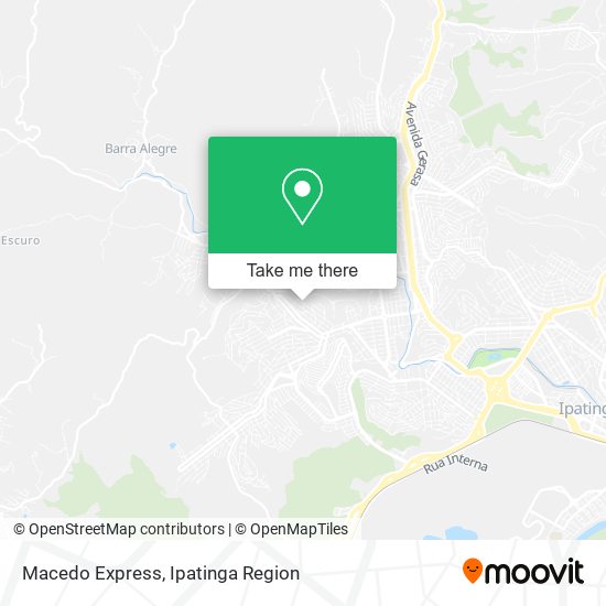 Macedo Express map