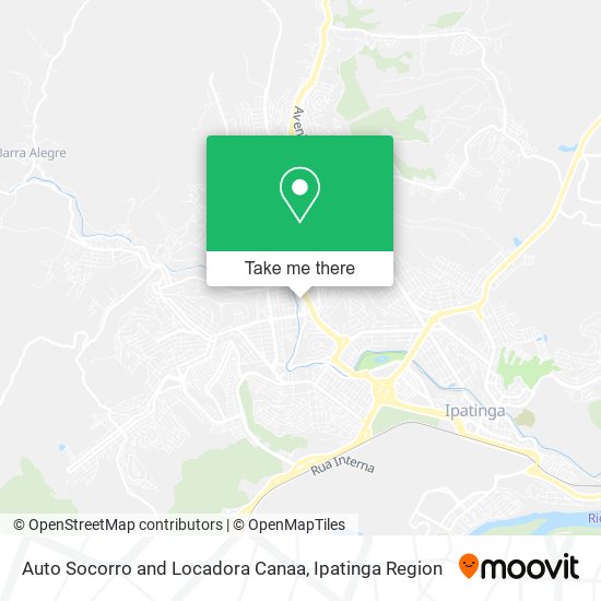 Auto Socorro and Locadora Canaa map